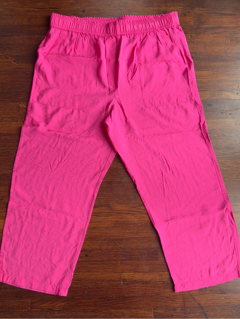 H&M Bright Hot Pink Wide Leg Pants‎